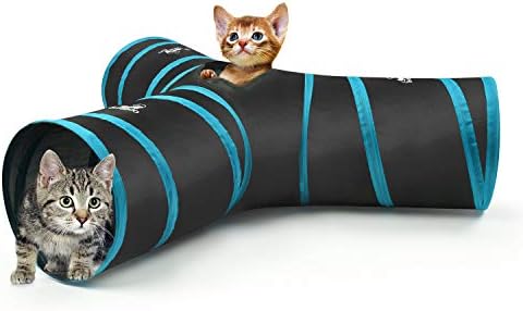 Pawaboo Cat Tunnel Premium 3 Way Tunnels Extensible Collapsible