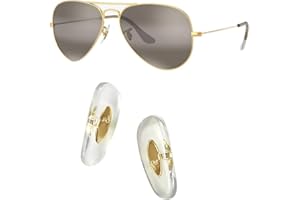 HiCycle2 Replacement Nose pads for Ray-Ban Aviator RB3025 3026 Sunglasses Repair Kits, Nose Pads (Gold), Bonus Sunglasses cloth (assorted colors)