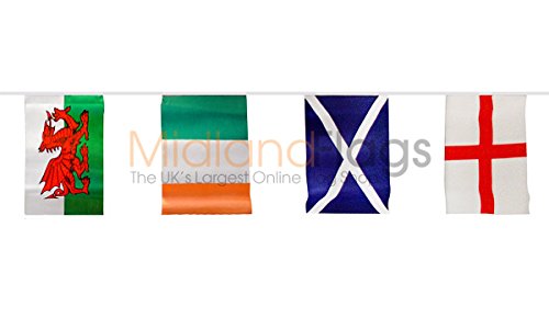 6 Nations Rugby Bunting 7m (24 flags)