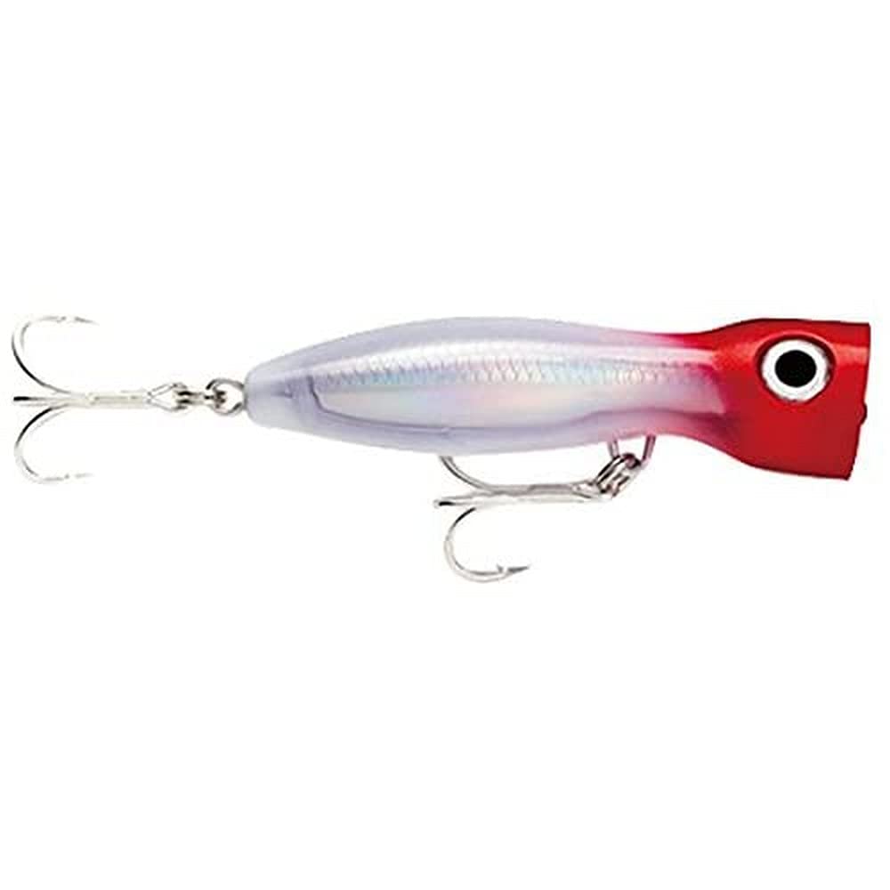 Rapala X-Rap Magnum Xplode Lure with Two No. 5/0 Hooks, Surface Swimming Depth, 17 cm Size, Red Head