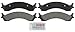 BOSCH BSD821 Severe Duty Disc Brake Pad Set - Compatible With Select Dodge Ram 2500, Ram 3500; FRONT