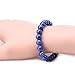 Bhavika Fashion Natural Gemstone Bracelet | 8mm Beads Size Natural Stone Healing bracelet for Men and Women (Lapis Lazuli)