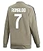 Cristiano Ronaldo Juventus #7 Kids Soccer Tracksuit Track Jacket with Pants Youth Sizes (YM 8-10 Years, Tracksuit) White/Black