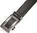 Marino Men's Ultra Soft Leather Ratchet Dress Belt with Automatic Buckle, Enclosed in an Elegant Gift Box - Black - Style 144 - Custom: Up to 44