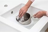 Brabantia Microfibre Cleaning Cloths (x2) 30x30 cm Light Grey Machine Washable view 2