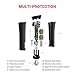 Car Charger Metal Black, MiCar 31.5W Dual USB Supporting Quick Charge 3.0 Safe Car Charger for iPhone 7Plus, iPad, Samsung Galaxy, Note, LG, Nexus and More