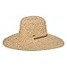 Scala Women's Raffia Lifeguard Hat, Natural, One Size