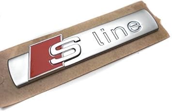 original audi ersatzteile audi s line schriftzug aufkleber a3 a4 a6 tt amazon de auto motorrad