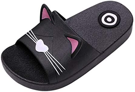 Kids Girls Beach Slippers Baby Boys Girls Cute Cat Non-Slip Summer Beach Sandals Slip on Quick-Dry Aqua Holiday Pool Shoes flip Flops Casual Mules