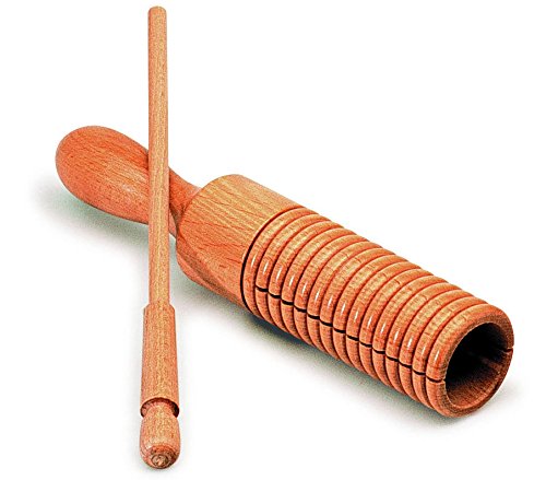 Gitre 715 40 x 195 mm Wood Guiro with Scraper
