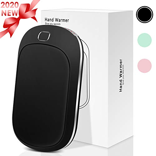 Portable Hand Warmer, 5200mAh Power Bank Rechargeable Type-C Hand Warmer Heater Pocket Electric Handwarmer,Double-Side Quick Heating＆4 Levels Adjustable,Perfect for Skiing Climbing Hiking Winter,Black - Thumbnail 7