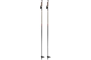 Whitewoods Unisex Cross Trail Lightweight 15mm Tapered Shaft Winter Sports Touring Nordic Ski Poles with Adjustable Padded Strap for Men & Women