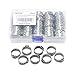 ISPINNER 40pcs 3/4 Inch PEX Cinch Clamps, 304 Stainless Steel Cinch Crimp Rings Pinch Clamps for PEX Tubing Pipe Fitting Connections (3/4 Inch)