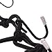 Cosmos ® Black Color 6 Hooks Bike Bicycle Motorcycle Bungee Cargo Net, 12