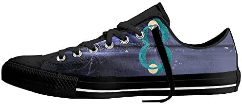Like Yy Cute 8 Unisex's Casual Trainers Shoes Casual Sneaker Shoes Black