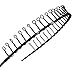 STHUAHE 6 PCS Unisex Black Metal Teeth Comb Hair Hoop Hairband Headband Hair Accessories by Beauty hair (6 Black)