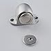 KES Magnetic Door Stopper, Door stop with Catch Screw Mount 2 Pack SUS 304 Stainless Steel Brushed Finish, HDS202-2-P2