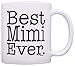 ThisWear Mimi Coffee Mug For Best Mimi Ever Gift 11oz Ceramic Coffee Mug with Handle