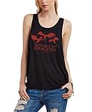 Game of Thrones Targaryen Mother of Dragons Juniors Black Tank Top