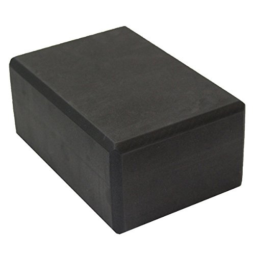 Sol Living Yoga Block - Compact Durable High Density EVA Foam Block for Balance and Stability, Exercise, Fitness, Pilates and Yoga Accessory - 4" x 6" x 9" Black Color - Thumbnail 4