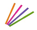 ChopGuru Silicone Chopsticks | Reusable | Dishwasher Safe | Non-Slip Grip | 9'' | 4 Pairs