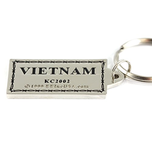 Vietnam Veteran Service Ribbon Keyring Military Keychains Patriotic Gifts Vets