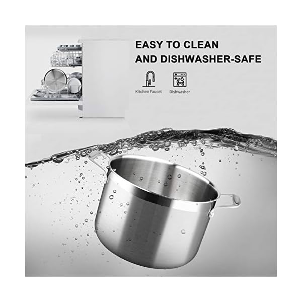 Duxtop-Whole-Clad-Tri-Ply-Stainless-Steel-Stockpot-with-Lid-8-Quart-Kitchen-Induction-Cookware Duxtop Whole-Clad Tri-Ply Stainless Steel Stockpot with Lid, 8 Quart, Kitchen Induction Cookware