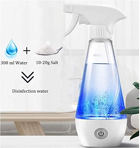 Household Disinfectant, Sodium Hypochlorite Generator Household Cleaning Spray Portable Clean Safe Multifunctional Cleaning Object Surface 300ML Capacity