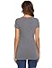 Hotouch Nurse Shirt Women's Maternity 100% Cotton Pregnancy T-Shirt Maternity Tops and Blouses Dark Grey M
