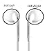 Tiehnom 20 Piece (10 Pair) Samsung Earbud Covers Silicone Replacement Ear Gels Buds for Samsung Galaxy S7/S6/S6 Edge Earbuds, White