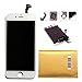 CLWHJ Premium Screen Replacement Compatible with iPhone 6 Plus 5.5 inch Full Assembly -LCD Touch Digitizer Display Glass Assembly with Tools, Fit Compatible with iPhone 6 Plus (white, 4.7)