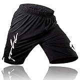 Gold BJJ Jiu Jitsu Shorts - IBJJF Approved No Gi Fight Short - for Grappling, MMA, Wrestling, Muay Thai & Boxing