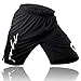 Gold BJJ Jiu Jitsu Shorts - IBJJF Approved No Gi Fight Short - for Grappling, MMA, Wrestling, Muay Thai & Boxing
