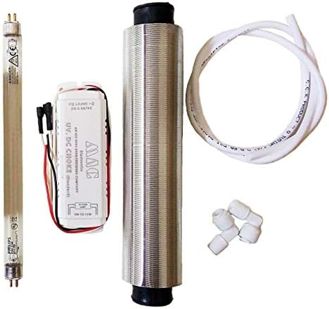 AquaSse SSE Plastic and Glass UV Kit with DC Chock and Phillips Lamp (Silver)