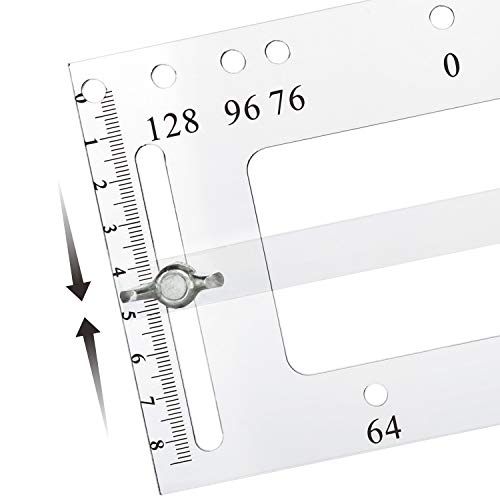 Voolan Hardware Template for Drawer Pull Template and