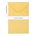 Sumind 120 Pack Mini Kraft Envelopes Gift Card Envelopes Thanksgiving Envelopes Wedding Party Business Card Envelopes Small Parts Classic Flap Envelopes, 4.4 x 3 Inches