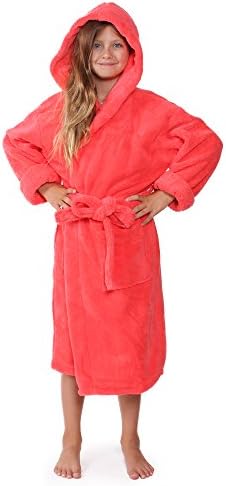 Indulge Customized Plush Hooded Soft Fleece Bathrobe Gift Selections for Girls & Boys