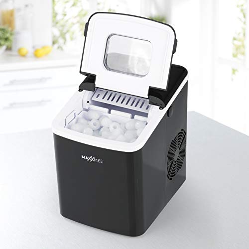 MAXXMEE Eiswürfelmaschine Ice Maker | Eiswürfelbereiter mit 2 Würfelgrößen, 1,8 L Wassertank, kein Wasseranschluss nötig… – Bild 4