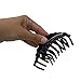 Black Large Jaw Clip Hair Claw with Rhinestones