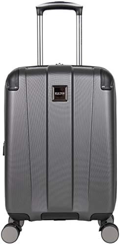 Kenneth Cole Response Continuum Hardside 8-Wheel Expandable Upright Spinner Baggage, Charcoal, 20-inch Carry-On
