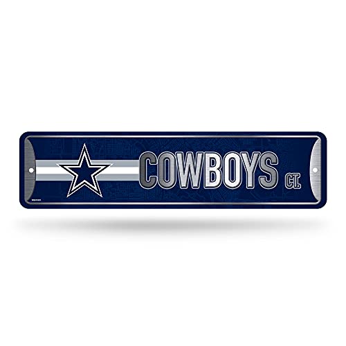 Rico Industries NFL Baltimore Ravens Home Decor Metal Street Sign (4 x 15) - Great for Home, Office, Bedroom, & Man Cave - Made