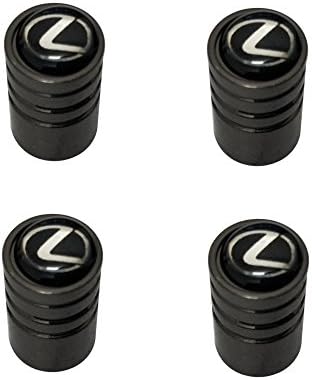 AEMULUS Black Chrome Auto Car Wheel Tire Air Valve Caps Stem Tire Decoration For Car Auto Lexus
