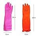 Flowersea998 Latex Rubber Gloves for Clean Sense Dish Washing, Housework, Laundry Supplies, (2 x Color)