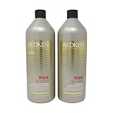 Bundle-2 Items : Redken Frizz Dismiss Shampoo and Conditioner Duo, 33.8 Oz
