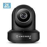 Amcrest UltraHD 2K (3MP/2304TVL) WiFi Video Security IP Camera with Pan/Tilt, Dual Band 5ghz/2.4ghz, Two-Way Audio, 3-Megapixel @ 20FPS, Wide 90&deg; Viewing Angle and Night Vision IP3M-941B (Black)