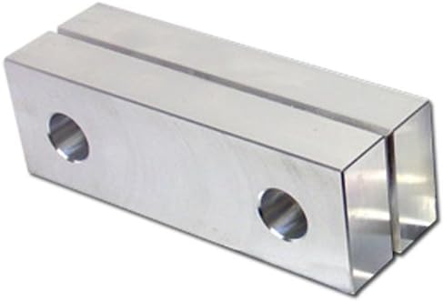 AccuJaws 6AJV621A 2 Piece Aluminum Jaws Set for 6" Kurt Style Vises, 6" Length x 1" Width x 2" Height