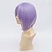 Sixbridge Anime Short Light Purple Cosplay Costume Party Wigs+Free Wig Cap