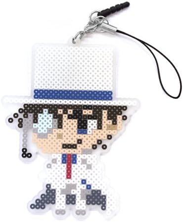 Amazon 名探偵コナン 怪盗キッド アイロンビーズ風 ストラップ アニメ 萌えグッズ 通販