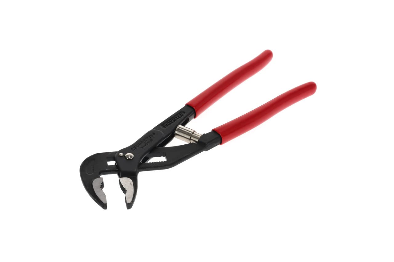 GEDORE red Water pump pliers, Clamping width to 35 mm, Adjustable, Automatic one-hand mechanism, Flat, R28154010