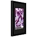 Gallery Solutions 16x22 Black Wood Wall Frame with Double Black Mat for 12x18 Image